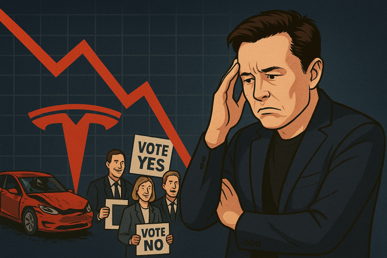 Tesla stock down over 2% as Musk pay vote nears: what to expect?