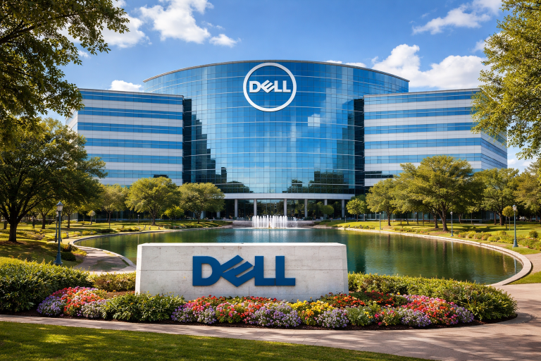 Dell stock forms inverted H&S pattern before earnings