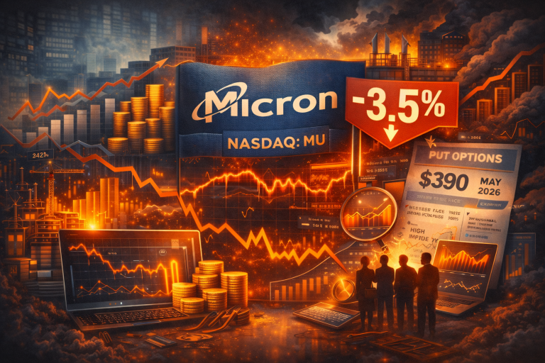 Micron stock sinks after big rally: why profit-taking is hitting now