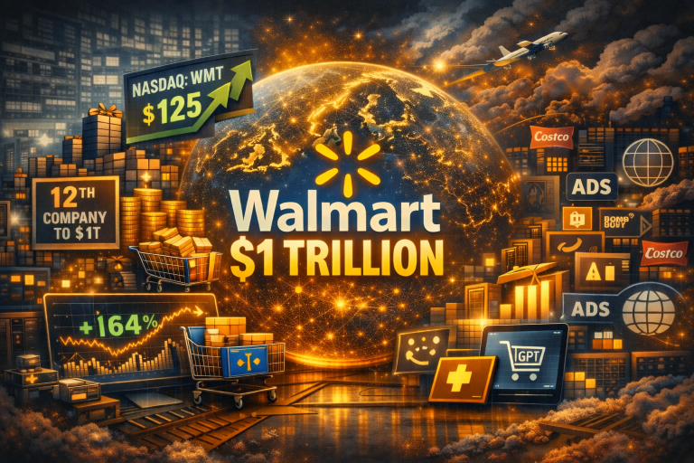 Walmart hits $1 trillion market cap as Wall Street rethinks retail